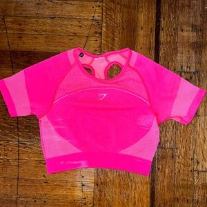 Gymshark Hot Pink Crop Top